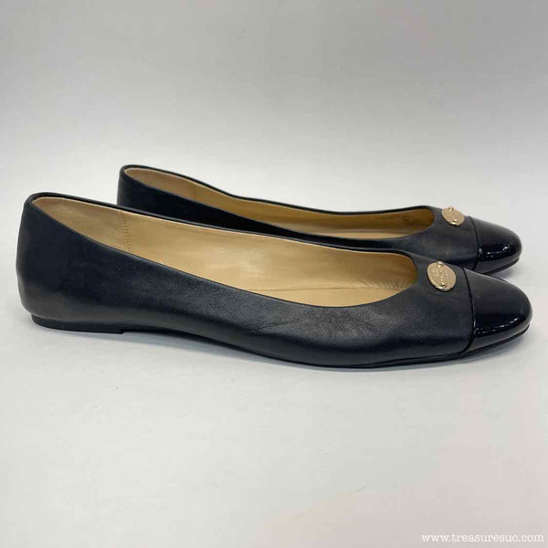 Coach Size 10 Women's Black Solid Flats Shoes