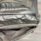 Kipling Gold Fabric Shimmer Backpack