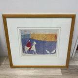 Beige-Multi Wall Decor Annora  Spence White Horse