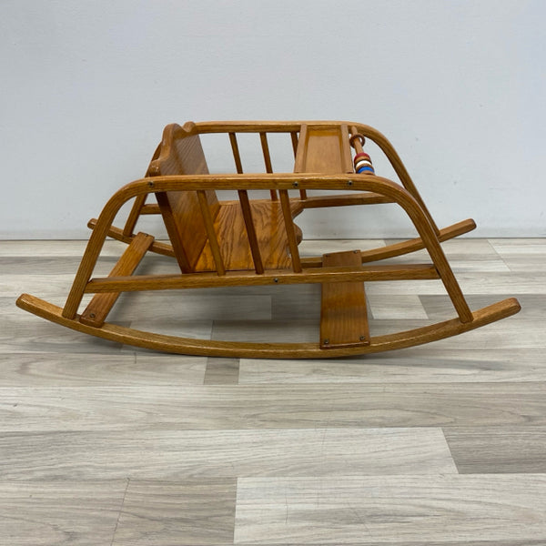 Children's Natural Wood Rocker