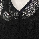 Nanette Lepore Size 10-M Women's Black Solid Fit And Flare Dress