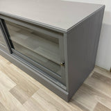 Ikea Gray Wood TV Stand