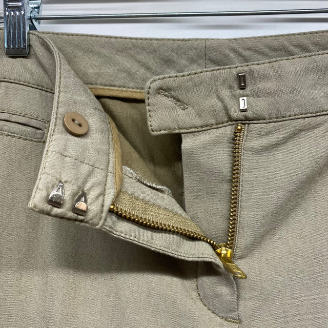 Worth Women's Size 14 Tan Solid Capri