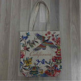 Johnny Was Natural-Multicolor Canvas Botanical Tote Tote
