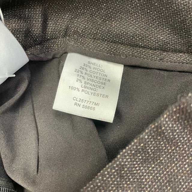 Classiques Entier Size 6 Women's Brown Tweed Pencil Skirt