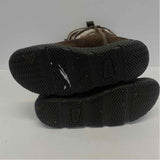 Clarks Size 6.5 Women's Brown-Tan Patchwork Shearling Boots