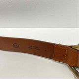Adriano Goldschmied Brown Leather Solid Belt