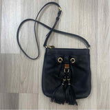 Michael Kors Black Solid Leather Crossbody Crossbody