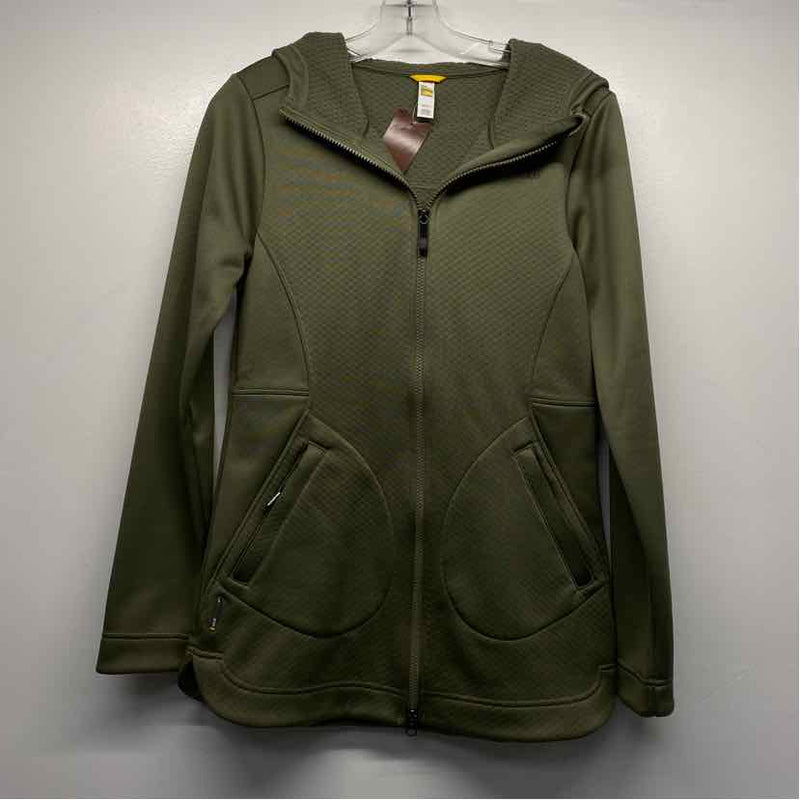 Lole Women's Size XS Green Textured Zip Up Coat