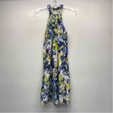Charlie Jade Size XS Women's Blue-Multi Floral Halter Dress