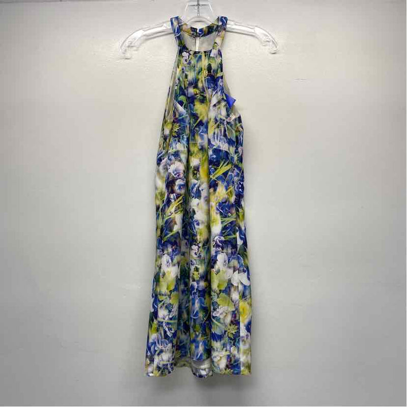 Charlie Jade Size XS Women's Blue-Multi Floral Halter Dress – Treasures  Upscale Consignment