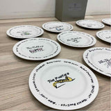 Pottery Barn Set of 12 Collector's Edition Decade Plates 8"Round NEW IN BOX