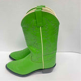 Old West Size 6.5 Women's Lime Embroidered Western Boots