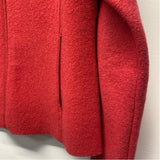 Eileen Fisher Women's Size S Coral Solid Zip Up Jacket