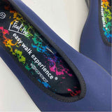 Arcopedico Size 37-6.5 Women's Navy Solid Ballet Flats Shoes