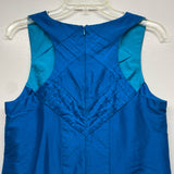 Calypso St. Bart Size S Women's Blue Embroidered Sleeveless Dress