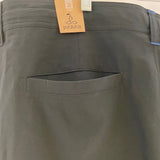 Prana Size 38-L 38 Black Polyester Solid Men's Men's Shorts