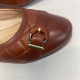 Nurture Size 7 Women's Brown Solid Flats Shoes