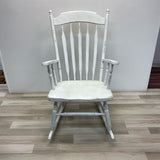 Rocking White Wood Chair