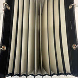 Made in Italy Orange Document Organizer Handbag