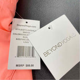 Beyond Yoga Size L-12 Women's Peach Solid Pull On Skort