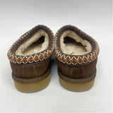 Ugg Size 8 Women's Brown Embroidered Slippers