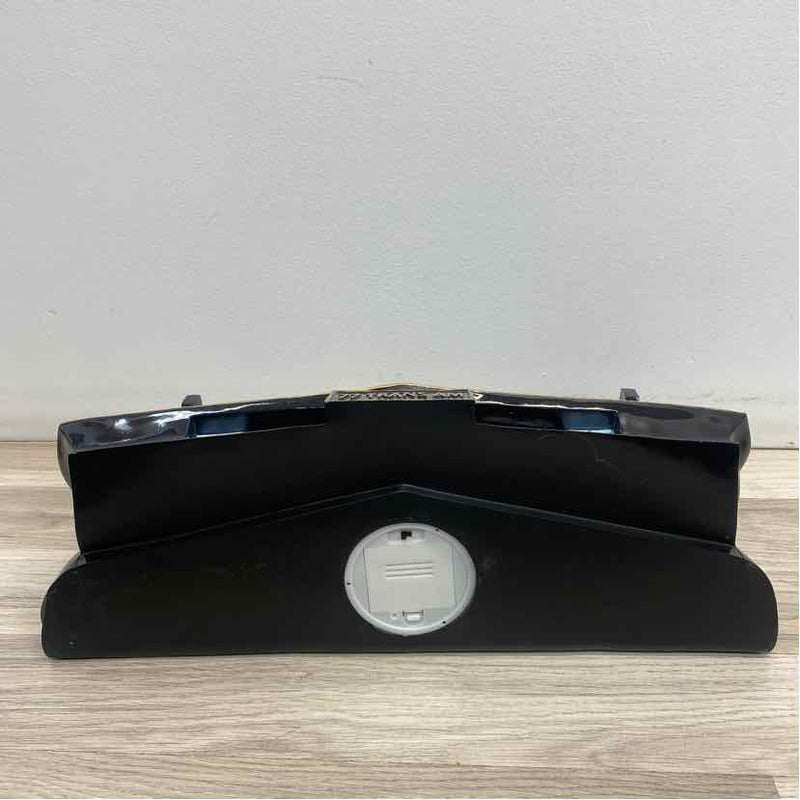 Black Pontiac Trans Am Floating Wall Glass Shelf w LED Headlights