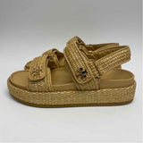 Tory Burch Size 8 Women's Tan Solid Strappy Sandals