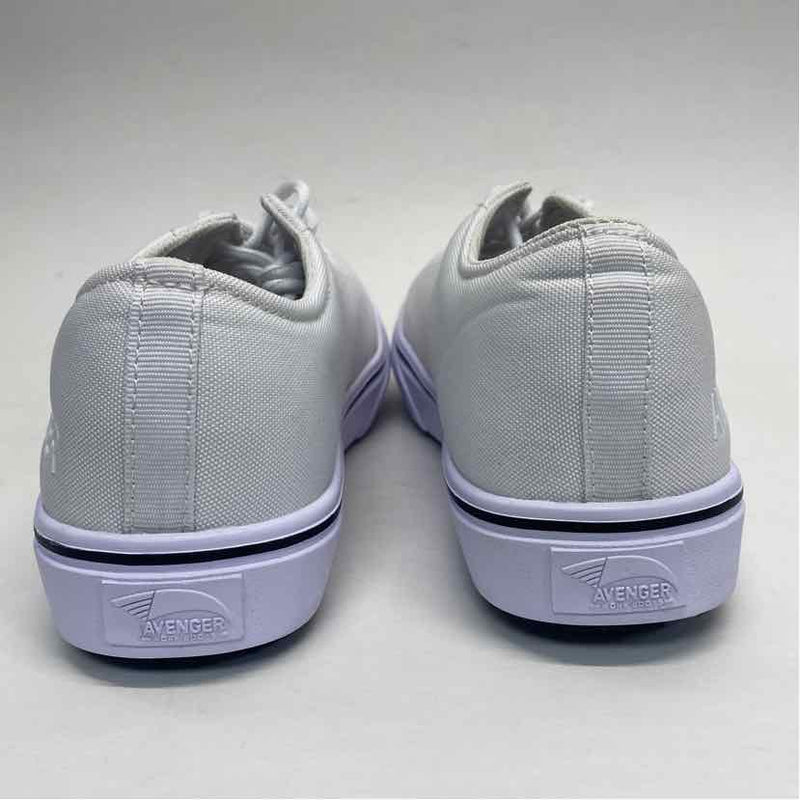 Avenger Work Boots Size 7.5 Women's White Solid Lace Up Sneakers