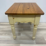 Ethan Allen Beige Solid Wood Table