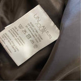 Un Jour Ailleurs Women's Size L Brown Solid Long Coat