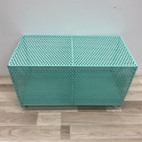 Aqua Metal Storage Cart
