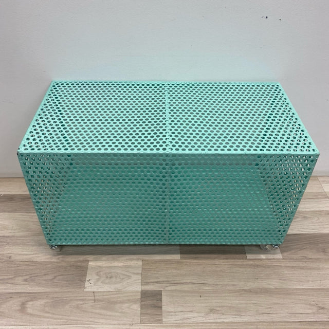 Aqua Metal Storage Cart