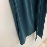 Modern Citizen Size Xl Women's Teal Solid Maxi Dress