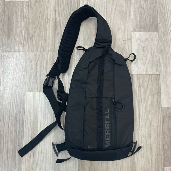 Merrell Black Nylon Solid Sling Bag Backpack
