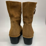 Fly London Size 37-6.5 Women's Brown Solid Platform Boots