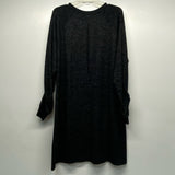 Cabi Women's Size L Black Tweed Long Sleeve Dress