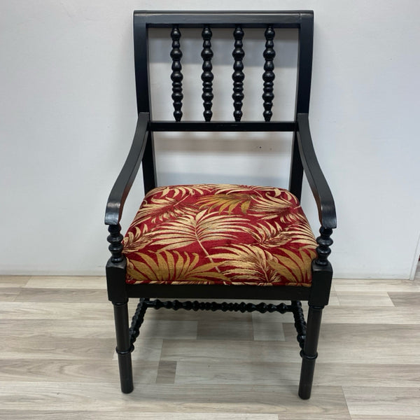Black-Red Wood Chair