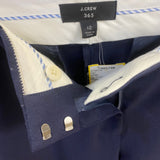 J.Crew Size 12 Women's Navy Solid Trouser Polyester Blend Capri