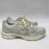 Asics Size 8 Women's Off White Solid Lace Up Sneakers