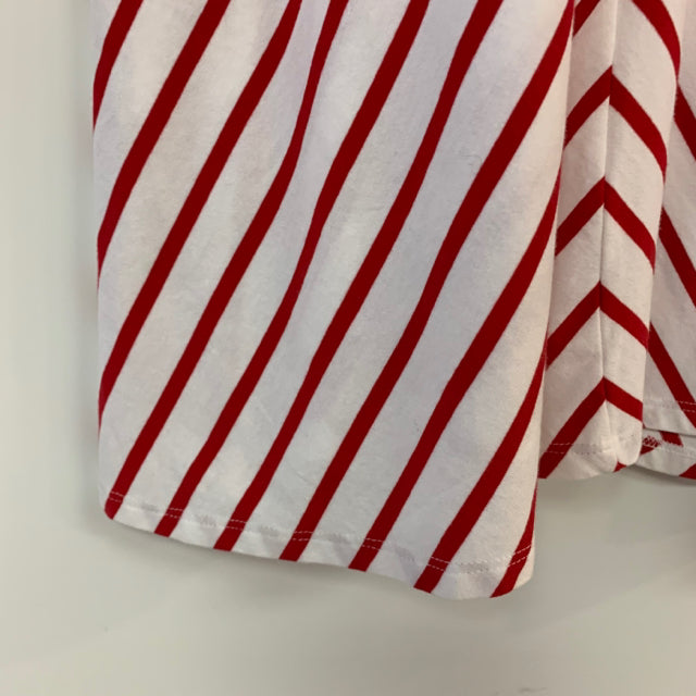 Michael Stars Size XS White- Red Striped Sleeveless Dress