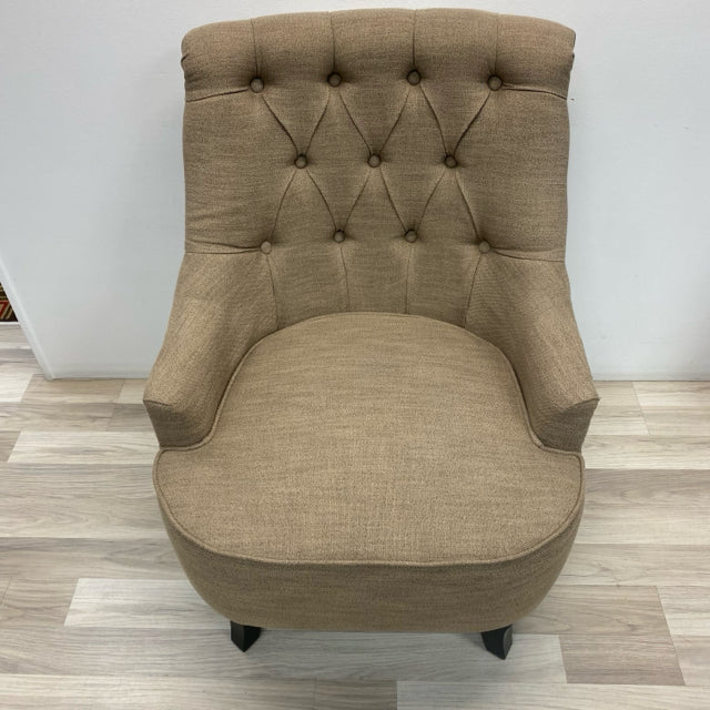 Tweed Brown Solid Chair
