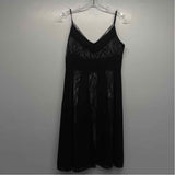 Loft Ann Taylor Size 6P-S Women's Black 2 Tone Fit And Flare Dress