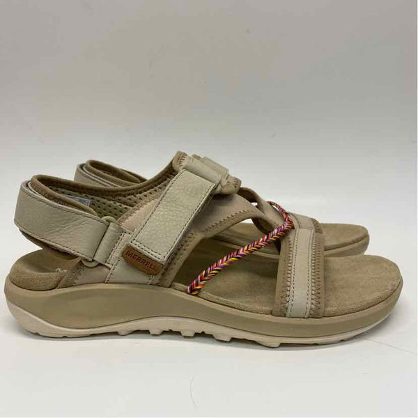 Merrell Size 8 Women's Tan Solid Strappy Sandals