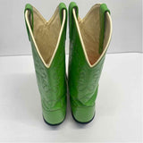 Old West Size 6.5 Women's Lime Embroidered Western Boots