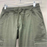 North Face Size 0 Women's Green Solid Jogger Pants