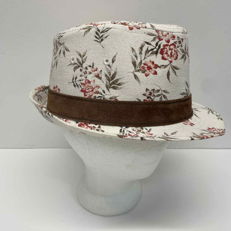 Goorin White-Multi Floral Fedora Hat