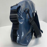 Rains Blue Solid Polyester Weekender Bag