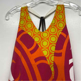 Title Nine Size M Women's Pink-Multi Pattern A Line Dress