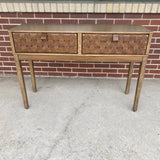 At Home Brown Wood Console - Sofa Table